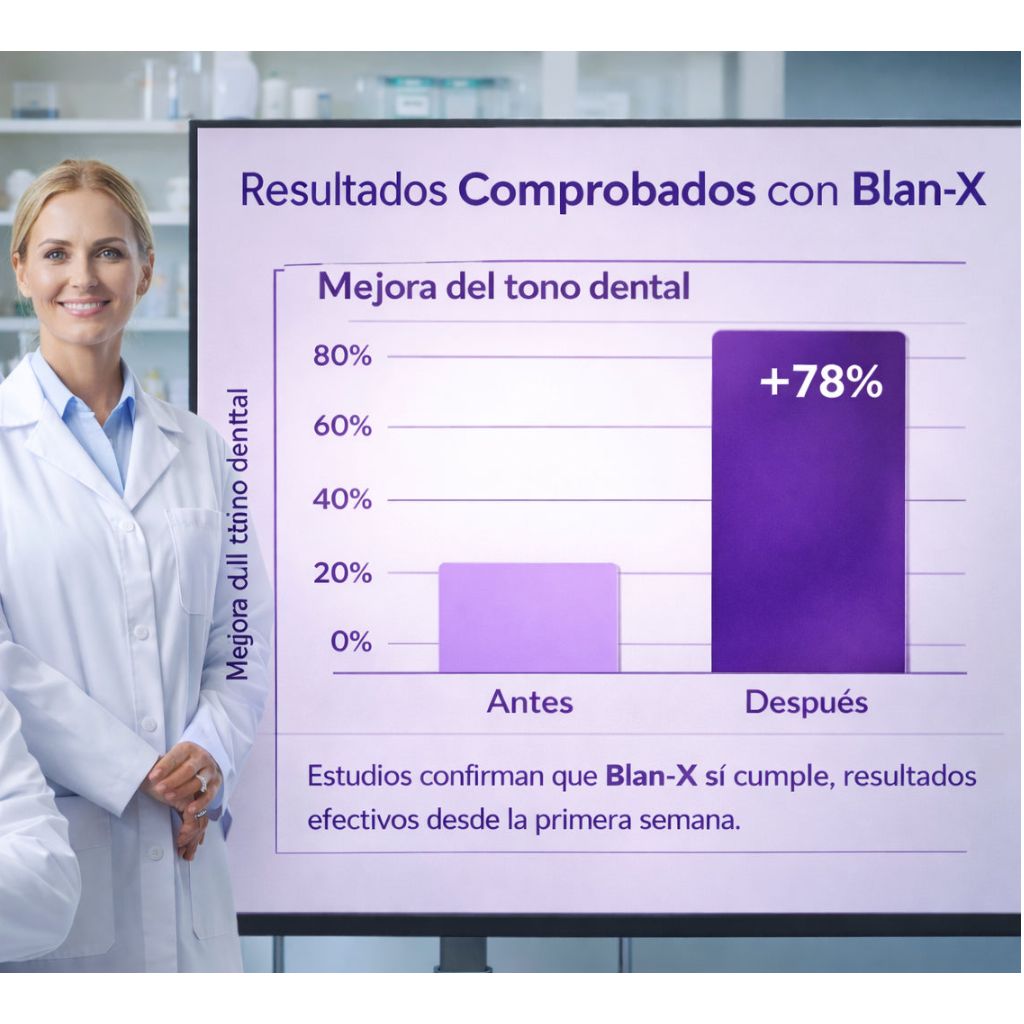 Dientes más blancos desde casa, sin dolor ni dentista.