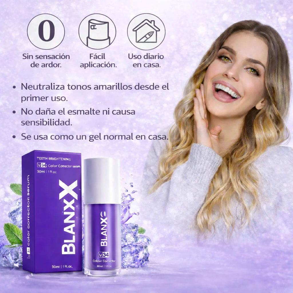 Dientes más blancos desde casa, sin dolor ni dentista.